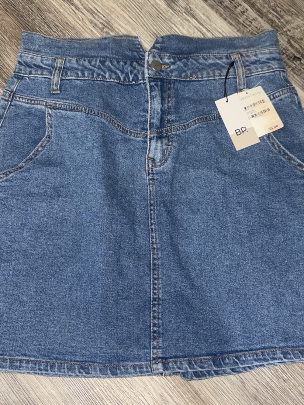 BP. Denim Mini Skirt in Blue Size 29 NWT